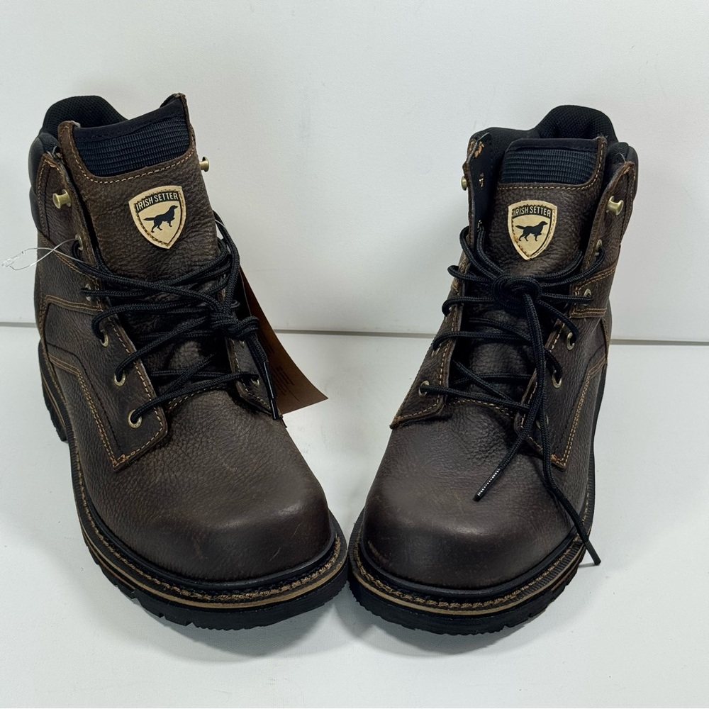 Irish Setter 83663 Men’s 13D Work Boots Waterproof Soft Toe EH Slip‑Resistant